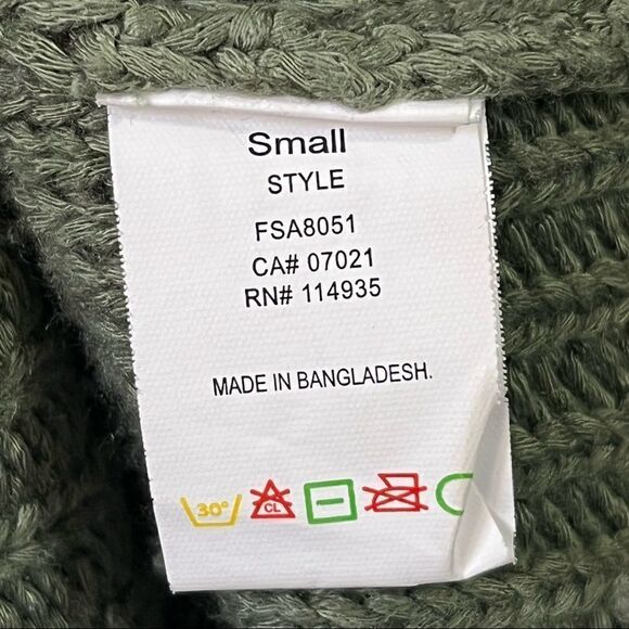 Alya Women’s Knit Sweater Green Size S - Picture 4 of 5